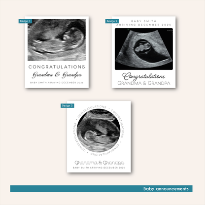 BABY ANNOUNCEMENTS