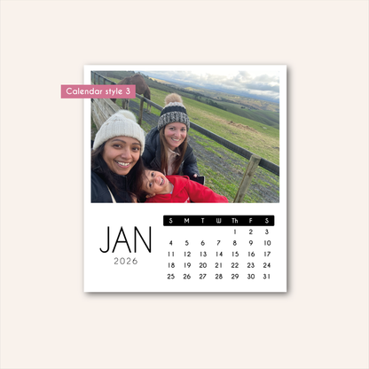 2026 PHOTO CALENDAR MAGNETS
