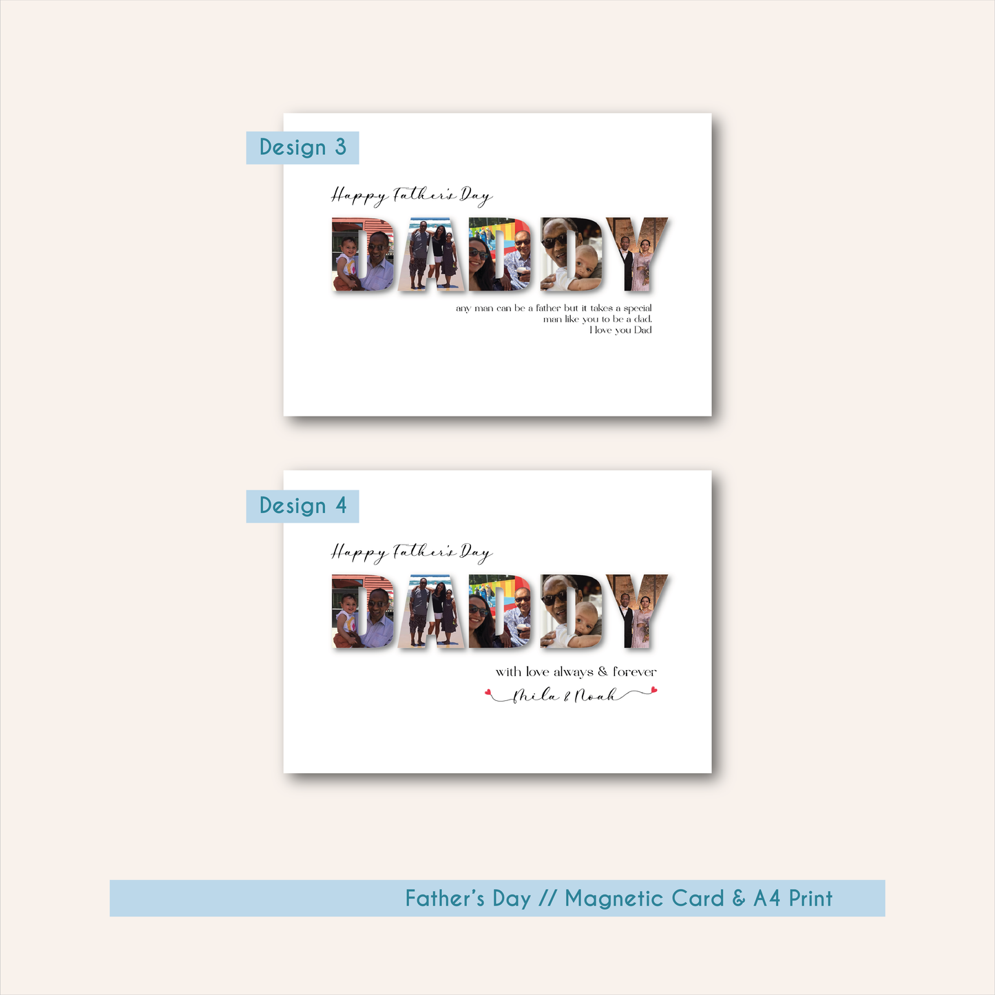 FATHER'S DAY MAGNETS & PRINTS