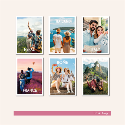 TRAVEL BLOG MAGNETS