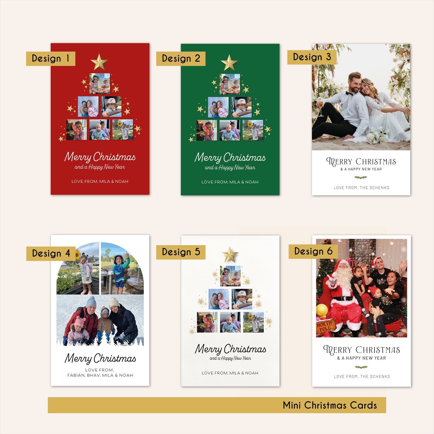 MAGNETIC CHRISTMAS CARDS