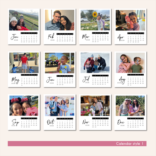 2026 PHOTO CALENDAR MAGNETS