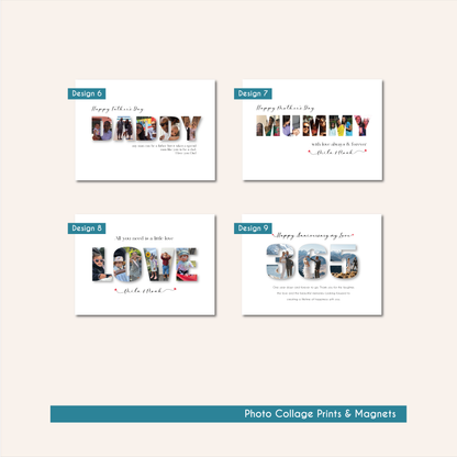 PHOTO COLLAGE PRINTS & MAGNETS