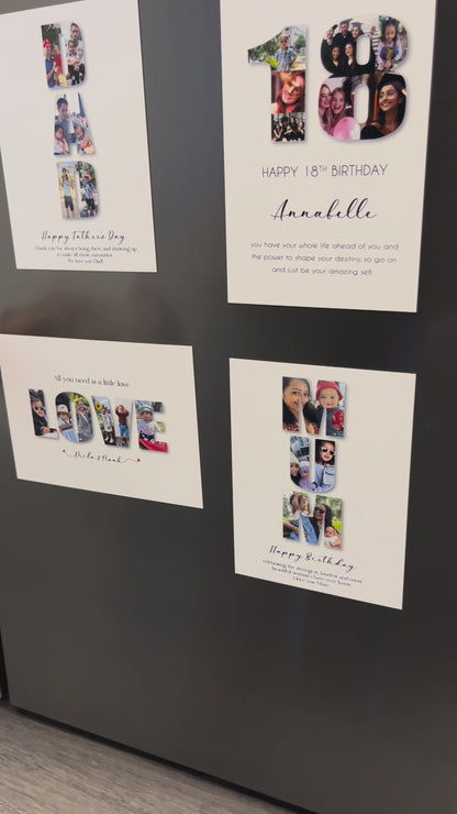 PHOTO COLLAGE PRINTS & MAGNETS